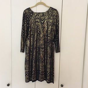 Lilly Pulitzer Ophelia Metallic Swing Dress